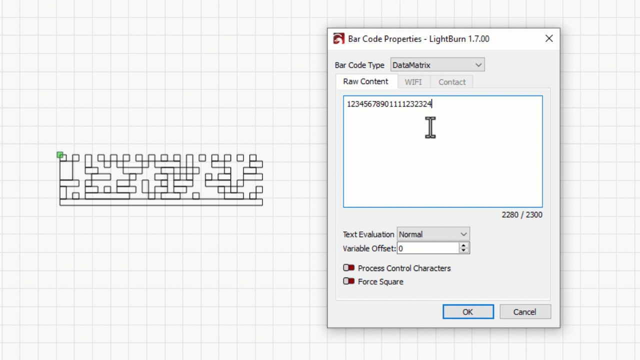 Bar Code Admin Creating and Editing Bar Codes in LightBurn