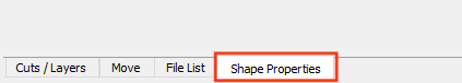 Using the Shape Properties Window in LightBurn